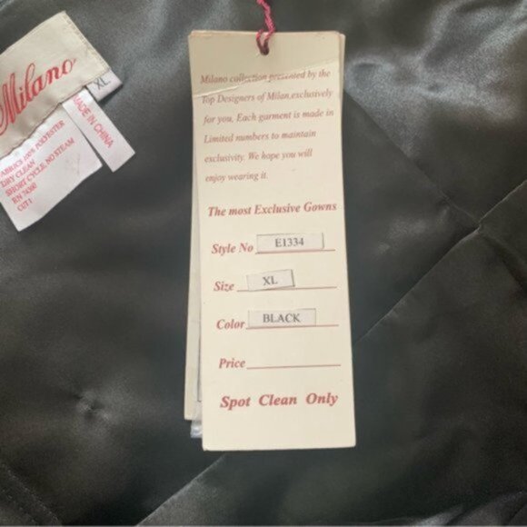 NWT Milano Black Tiered Mini Cocktail Dress - Picture 11 of 14